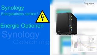 Synology Energieoptionen - mit dem Energiezeitplan lassen sich Energiekosten senken