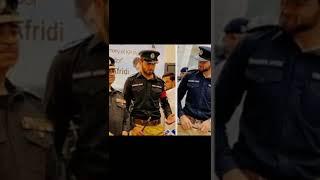 Shaheen Afridi appointed kpk police Ambassador #shaheenafridi #peshawari #kpkpolice #policewala