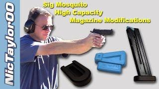 Sig Sauer Mosquito High Capacity Magazine Basepad Install Instructions & Demonstration