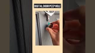 Digital Door peephole. Music: Blue Window. Musician Jeff Kaale #shorts #tech #camera #hiddencamera
