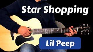 How to play Star Shopping by Lil Peep Guitar Tutorial // Guitar Lesson