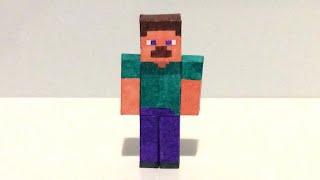 How to Make Paper Minecraft Steve