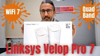 Linksys Velop Pro 7 - Super Fast WiFi 7 Mesh Router