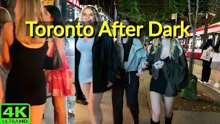 【4K】King Street West: Toronto's Hottest Nightlife Destination  (June 2025)