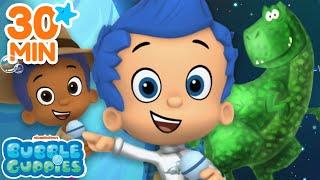 Explore Space and Find Dinosaurs with Gil 🪐 | Bubble Guppies