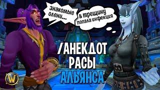 АНЕКДОТЫ ВСЕХ РАС АЛЬЯНСА В WORLD OF WARCRAFT