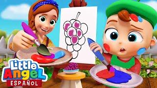 Mezclar colores con Bebé Juan | Canciones Infantiles de Bebé Juan | Little Angel Español