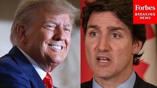 BREAKING NEWS: Trump Ruthlessly Trolls Trudeau On Social Media After Canadian PM Resigns