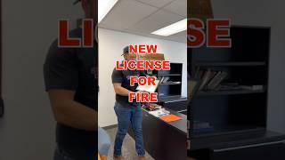 New license for post fire demolition/cleanup. #Contractor #Demolition #Fire #Excavation. ￼