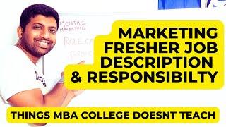 MARKETING ASSOCIATE JOB DESCRIPTION | TOP 3 THINGS MARKETING ASSOCIATES DO IN CORPORATES