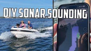 ️ Sounding the splash site for our hurricane-damaged catamaran  Ep.634