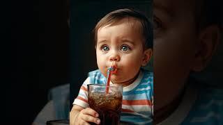 "Adorable Baby Drinks Coke and Surprises Everyone with a Funny Twist! "