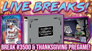 BREAK #3500 TONIGHT!!! | Flawless NFL + Chrome University + Mosaic + Gilded & More (RGL #3500-3510)