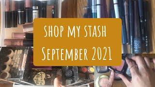 Shop My Stash for September 2021! // September 2021 Makeup Basket