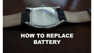 How to replace watch battery - Kenneth Cole