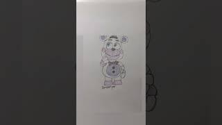 Five Night's at Freddy's Pizzeria simulator Helpy drawing #shorts