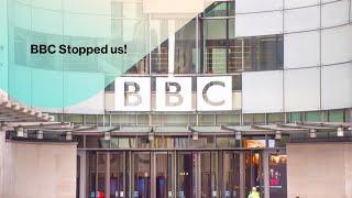 We were stopped from entering the BBC in Manchester!