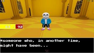 Undertale: Uncontrolled Timelines full solo sans fight