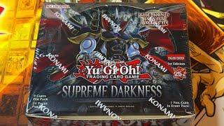 Yu-Gi-Oh! Supreme Darkness Booster Box Opening