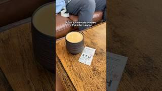 I tried a $16 latte in Japan  this is how I felt… #osaka #osakatrip #expensive #coffee #osakacafe