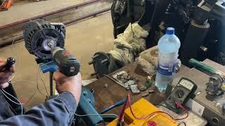 How to check the Deutz engine alternator/Как проверить генератор любого трактора Terrion, DeutzFahr