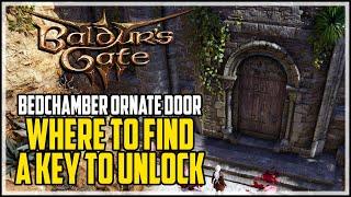 How To Open Bedchamber Ornate Door Baldur's Gate 3 - Explore The Ruins Quest