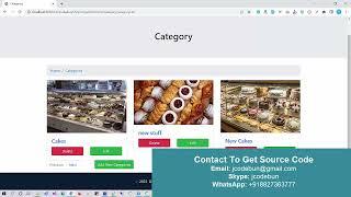 Online Bakery Shop project in java with source code and project report