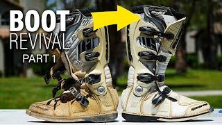Motocross Boot Revival Part 1: How To Clean MX Boots