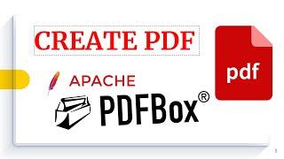 create pdf using pdfbox java library | create pdf in java | read write pdf in java | #okayjava