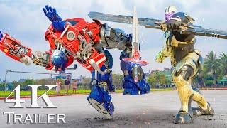 Optimus Prime vs Thanos War Trailer (2023) | 4K ULTRA HD