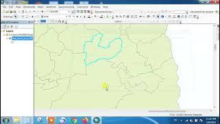 How to Clip Shapefile of Study Area in ArcGIS