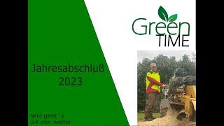 Weihnachtsgrüße 2023 GreenTime Grünschnitt Danke an alle