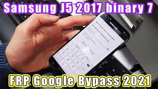 Samsung J5 2017 (J530F) U7 The Latest 2021 Remove FRP Lock Google bypass ANDROID 9 Easy Tutorial