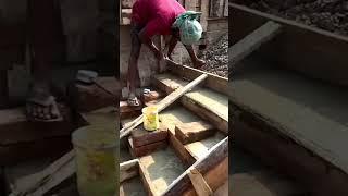 Stair casting work is in progress #stairs #casting #construction #civilwork #civil #interior #fact