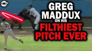 The SECRET behind Maddux's FILTHIEST Pitch EVER! #mlb