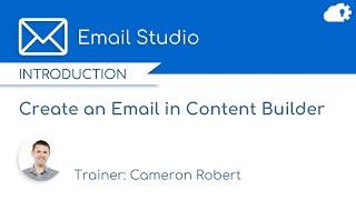 How to build an email using Content Builder in Salesforce Marketing Cloud