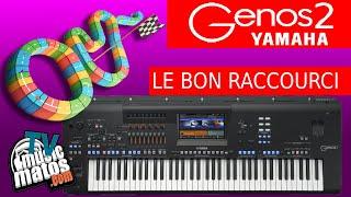 GENOS2 YAMAHA et si vous preniez un raccourci : Touches, pédales, les raccourcis , on vous dit tout