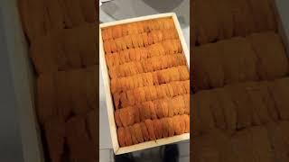 Check out these Hokkaido Uni that just flew in #hokkaido #uni #sashimi # #sushigrade #music