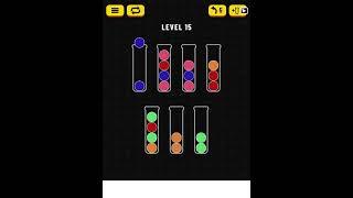 Ball Sort Color Puzzle Game Level 15 Game Play Like  Share  Subscribe 