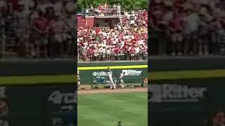 Arkansas headed to Omaha.#sports #baseball #collegebaseball #homerun #arkansas #omaha #mcws