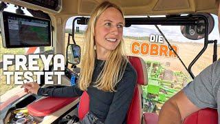 Freya fährt unseren Optum‍️| mechanische Unkrautbekämpfung mit der Amazone COBRA