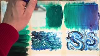 ACRYLIC PAINT: BEGINNER EXERCISES