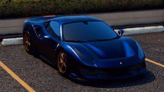 GTA 5 mod Ferrari 488 Pista - review and installation of the mod | 4K Video HD