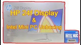 HP 24f Display with Mini Pc Unboxing and setup