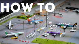 How To Build Model Airport Remote Stands