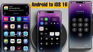 How To install iPhone 14 Pro Max Any Android Smartphone ! Like official iPhone 