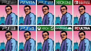 Comparing GTA Vice City Stories in All Consoles (Side by Side) 4K