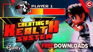 Creating a  Life Health system -  C# [ unity  game tutorial ]  - SDF #3