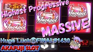 Huge Luck⑤Final Amazing Huge Jackpot Blazin Gems Slot Handpay, YAAMAVA Casino 赤富士スロット 強運⑤完 バキ強っ