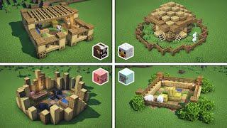 Minecraft - Animal Pen Designs (How to Build)